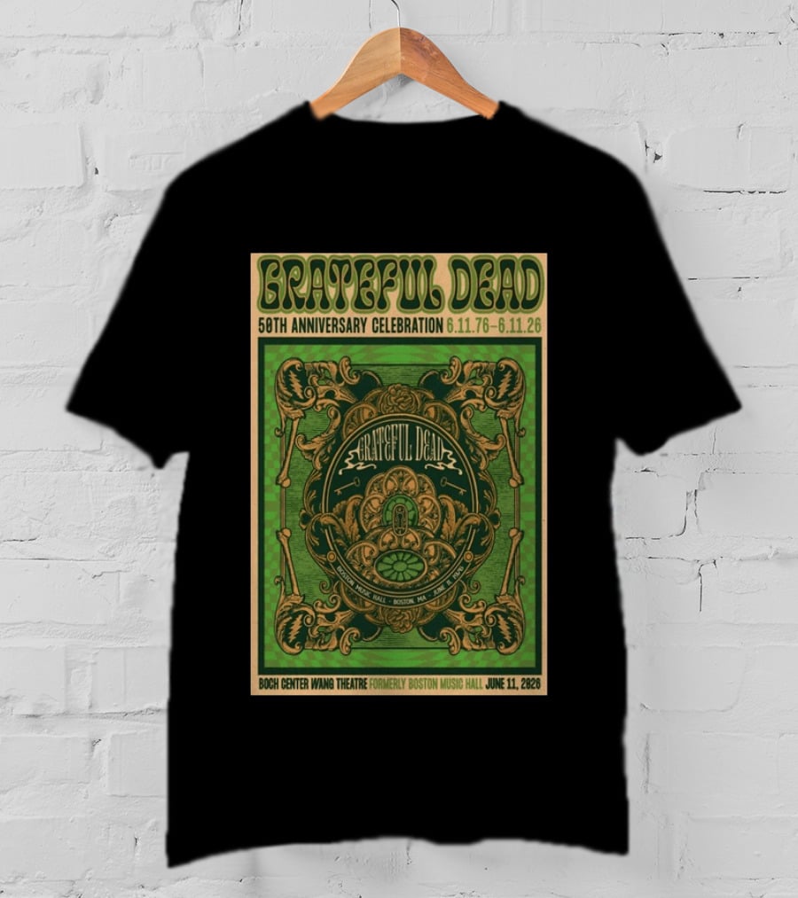 Grateful Dead 50th Anniversary Celebration Boston June 11 2026 T-Shirt