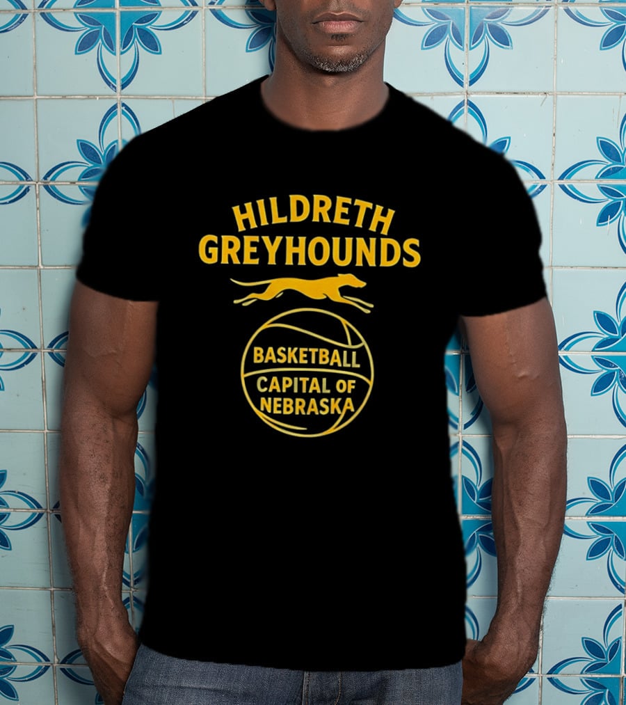 Hildreth Greyhounds Basketball Capital Of Nebraska T-Shirt