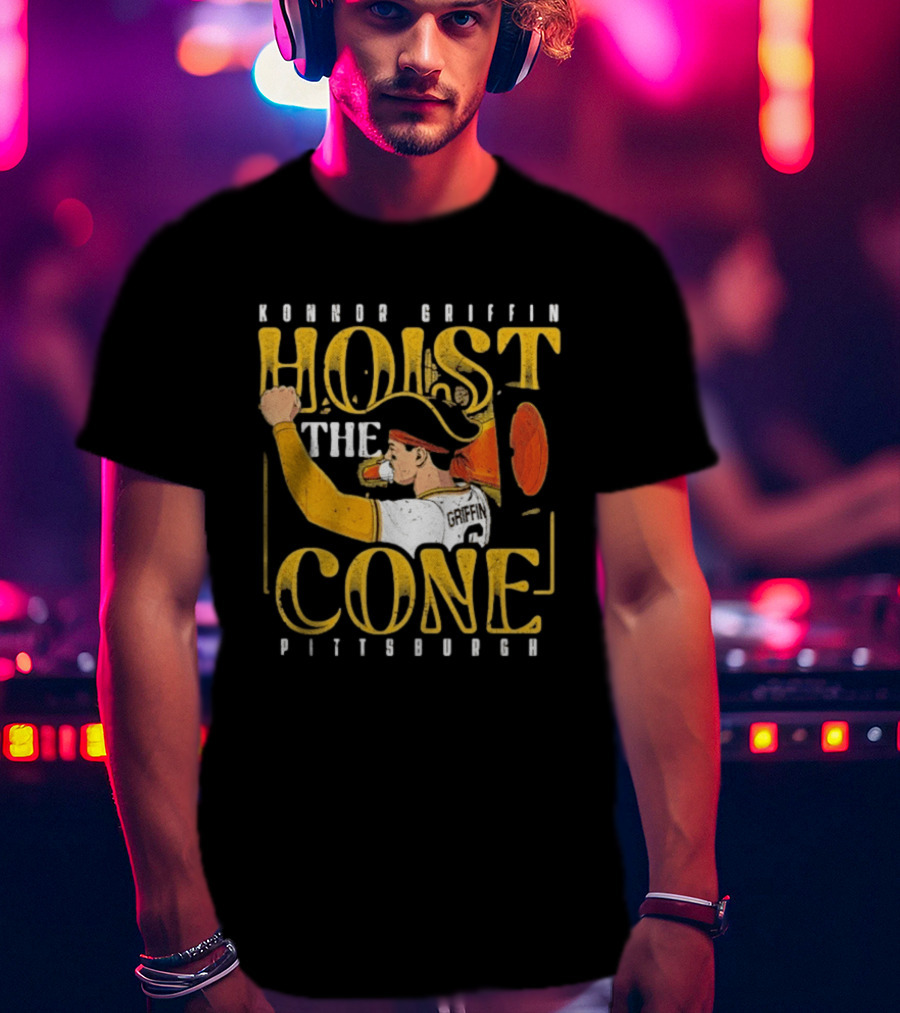 Konnor Griffin Hoist The Cone Pittsburgh T-Shirt