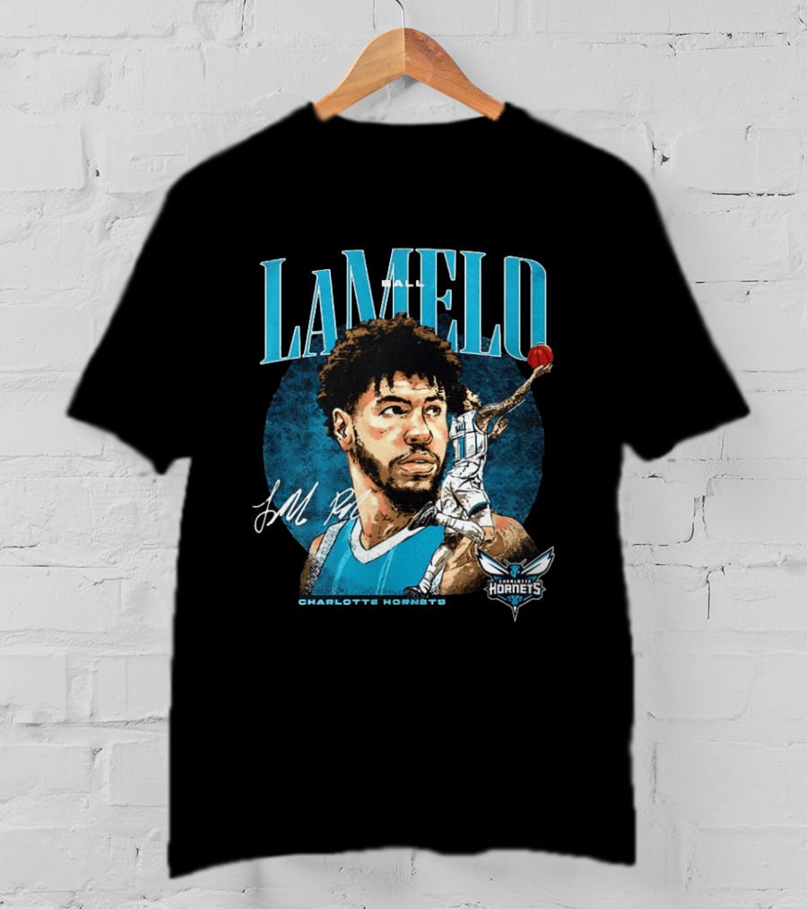 LaMelo Ball Charlotte Hornets NBA 2026 Player Signature Edition T-Shirt