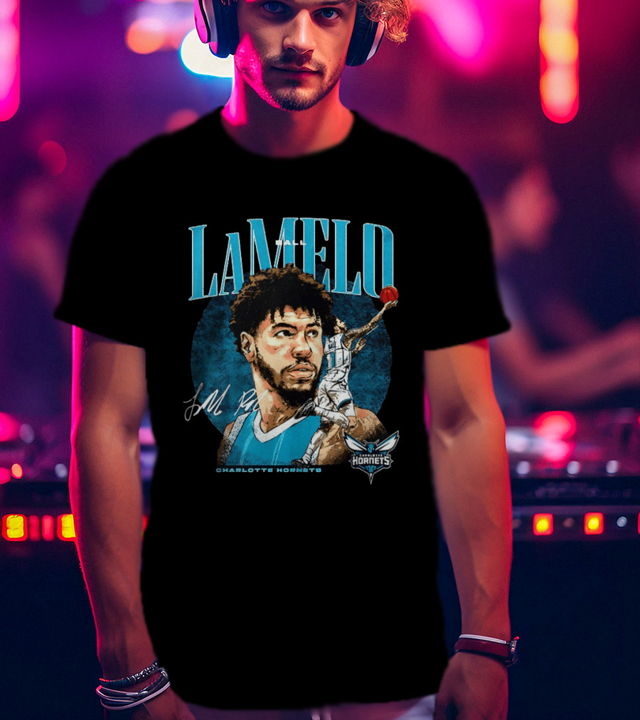 LaMelo Ball Charlotte Hornets NBA 2026 Player Signature Edition T-Shirt