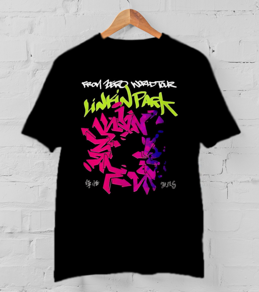 Linkin Park From Zero World Tour 2026 Graffiti T-Shirt
