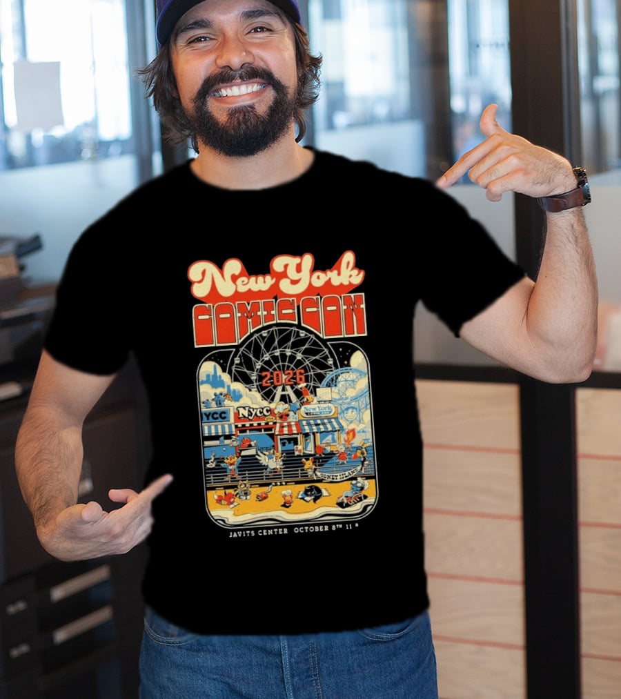 New York Comic Con 2026 Coney Island Javits Center October 8 To 11 T-Shirt