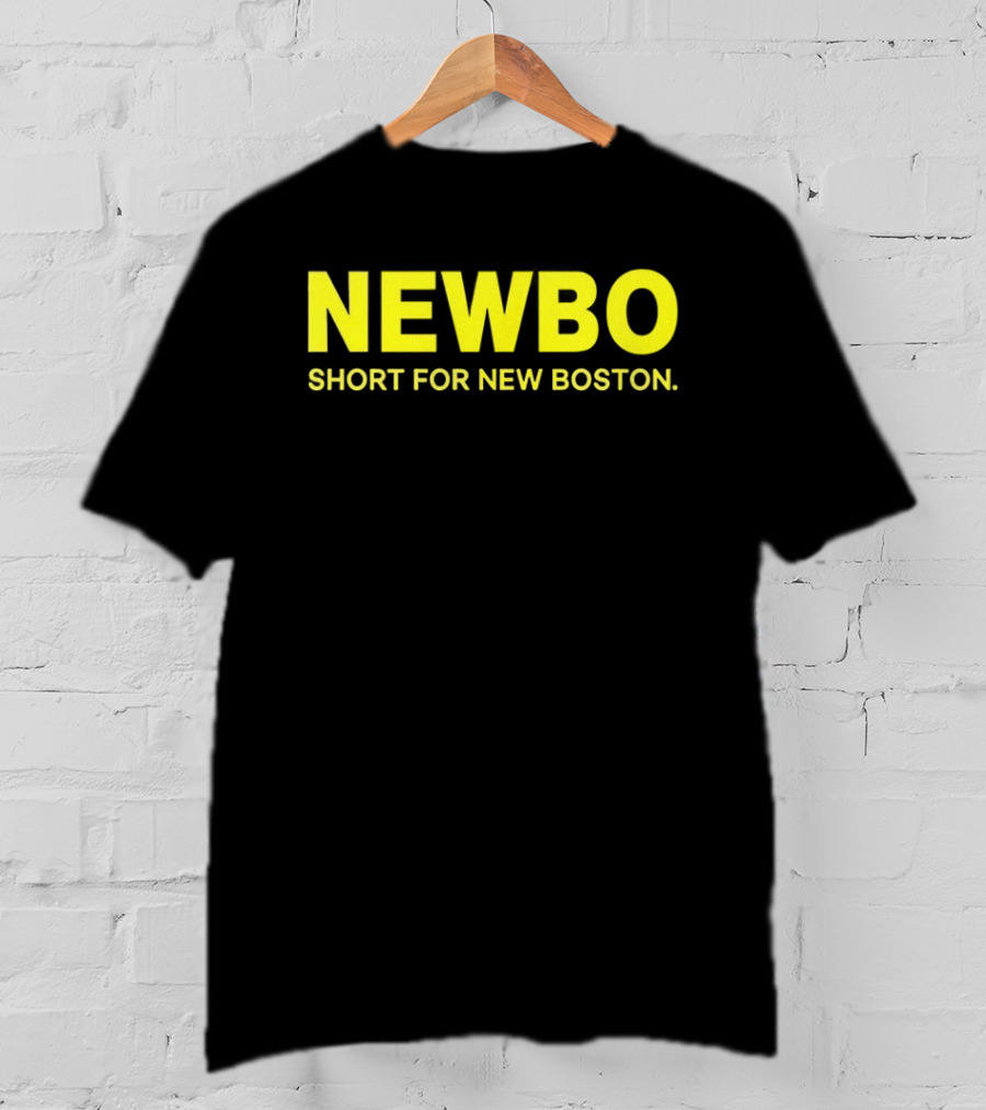 NEWBO Short For New Boston Bold Yellow T-Shirt