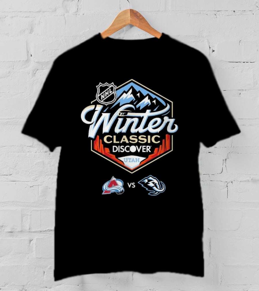 NHL Winter Classic Discover Utah 2027 Colorado Avalanche Vs Utah Mammoth T-Shirt