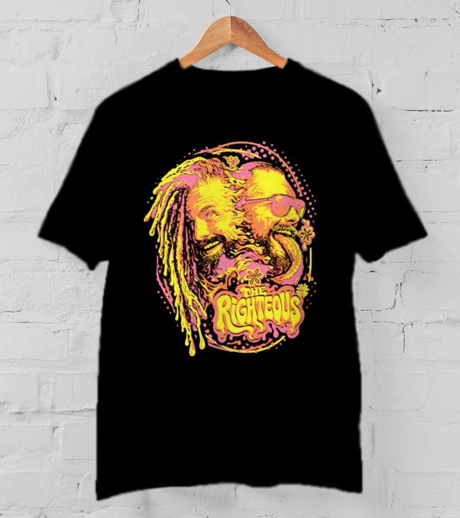 The Righteous Psychedelic Neon Fusion T-Shirt