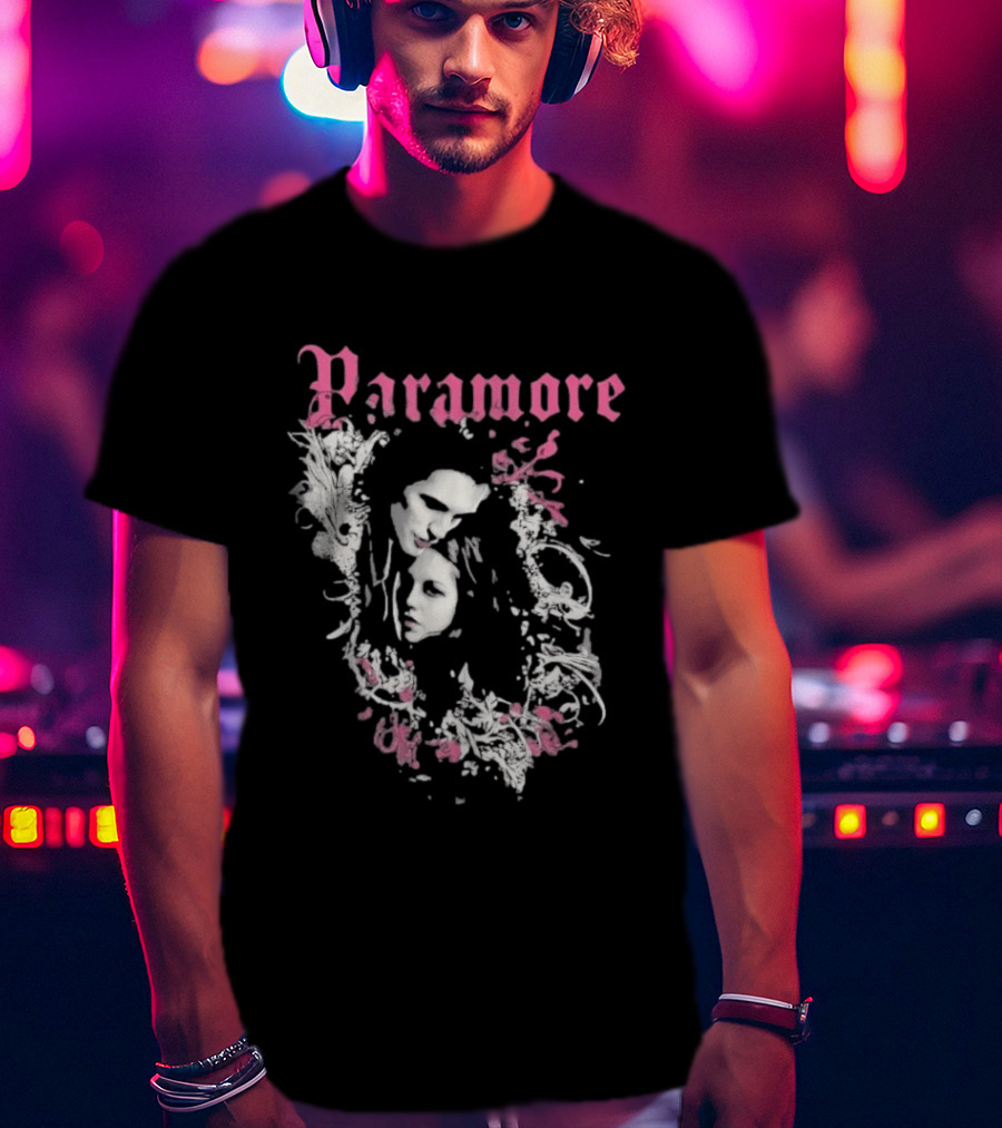 Paramore Floral Face Twilight T-Shirt