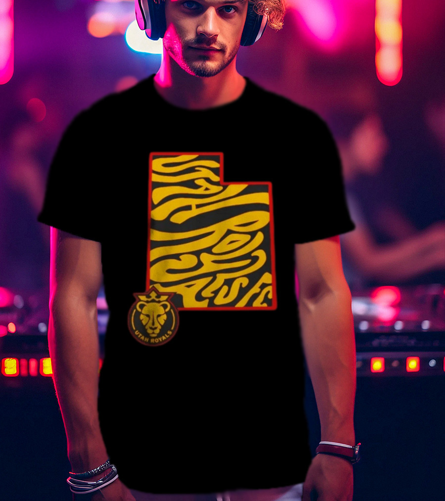 Utah Royals FC Groovy State Lion T-Shirt