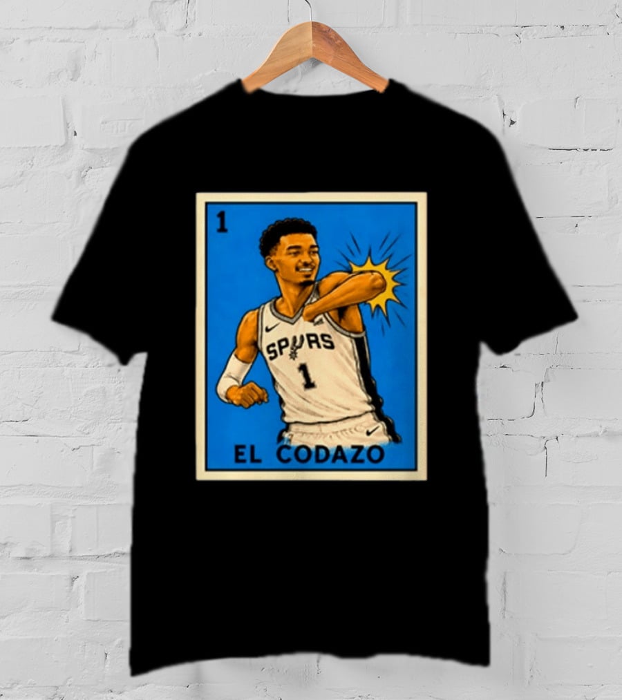Victor Wembanyama El Codazo San Antonio Spurs NBA 2026 T-Shirt