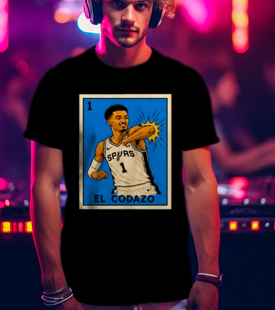 Victor Wembanyama El Codazo San Antonio Spurs NBA 2026 T-Shirt