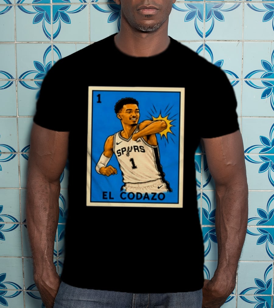 Victor Wembanyama El Codazo San Antonio Spurs NBA 2026 T-Shirt