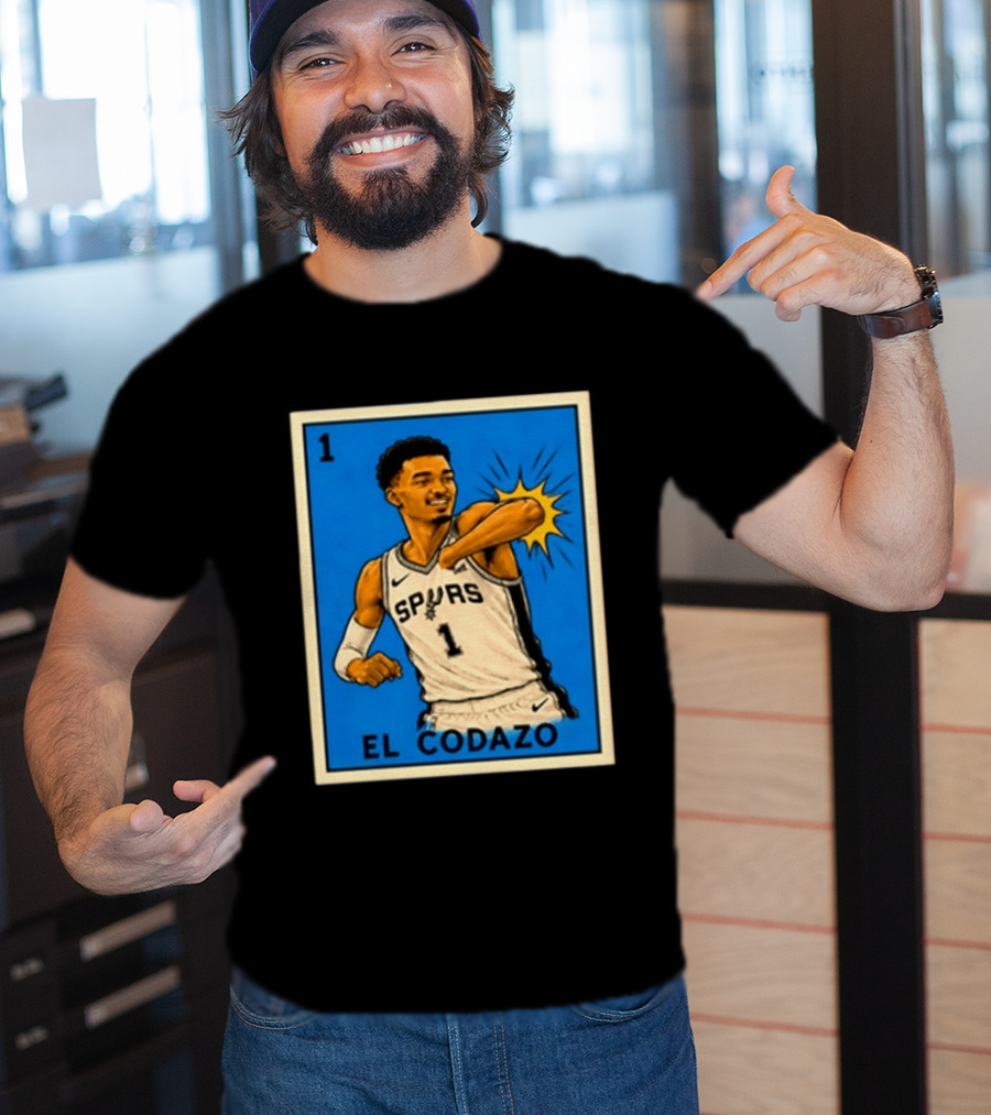 Victor Wembanyama El Codazo San Antonio Spurs NBA 2026 T-Shirt