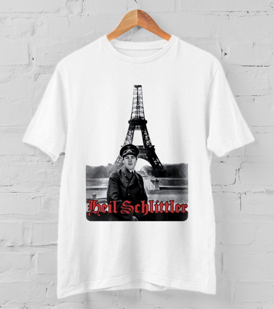 Adolf Hitler X Eiffel Tower Heil Schlittler T-Shirt