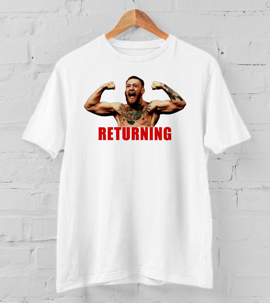 Returning Conor McGregor 2026 UFC Champion T-Shirt