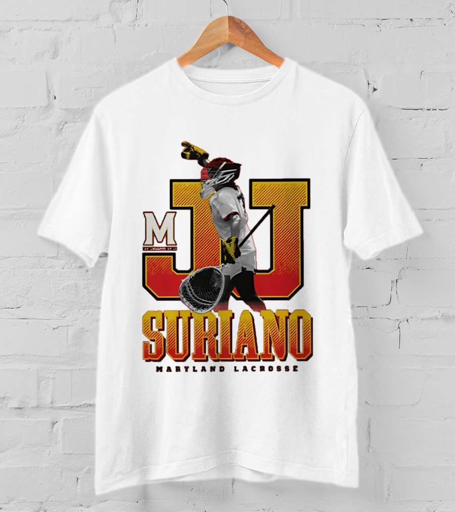 JJ Suriano Maryland Lacrosse M Sports Team T-Shirt
