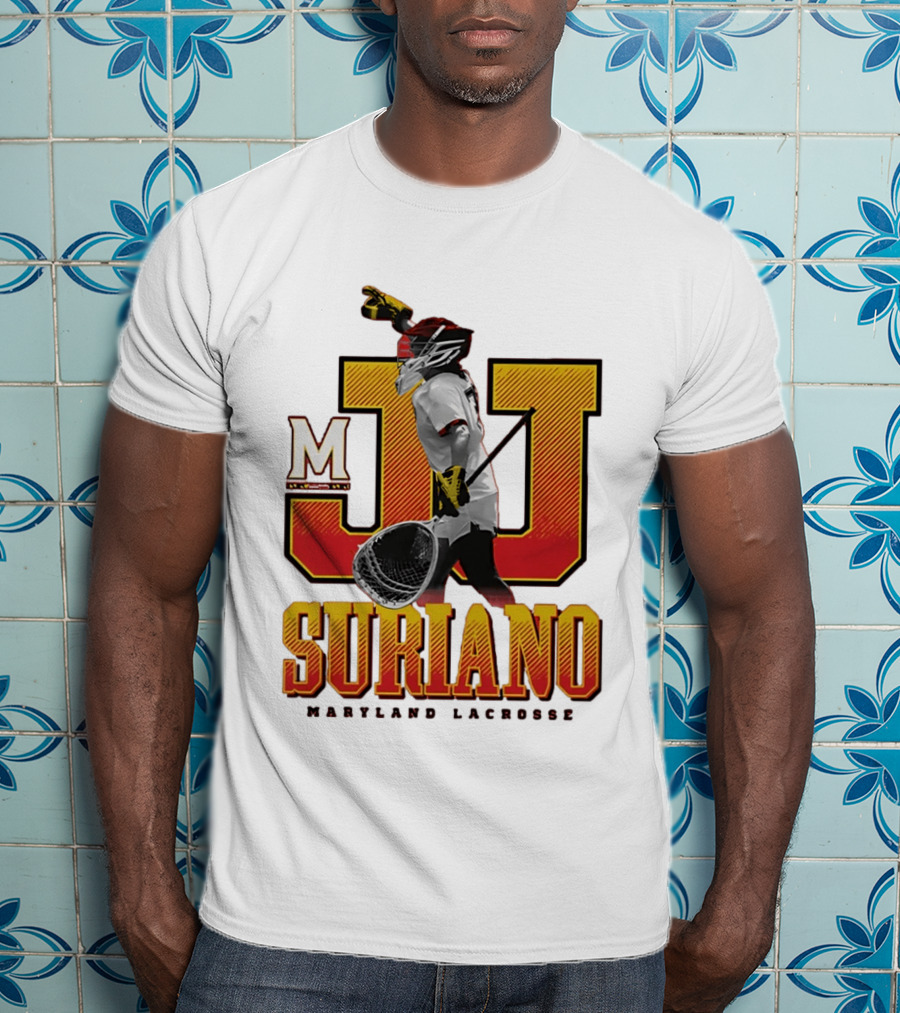 JJ Suriano Maryland Lacrosse M Sports Team T-Shirt