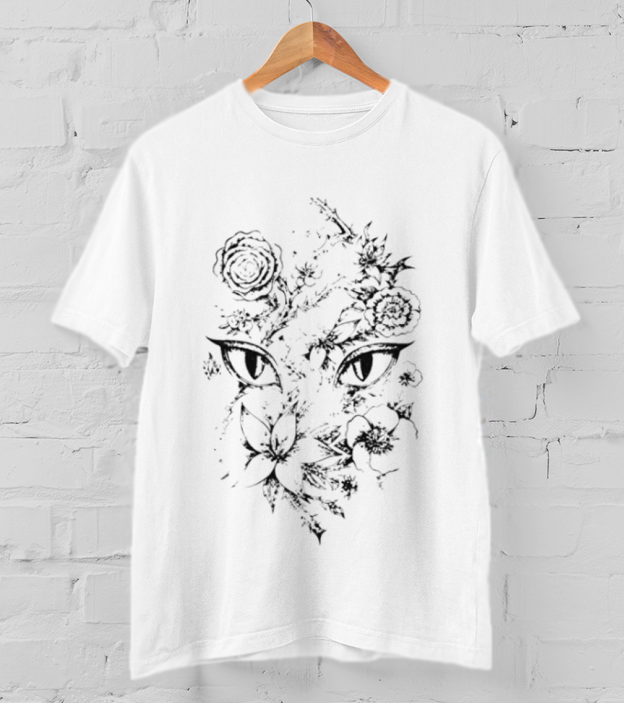 Katseye 2026 Gap Yoonchae Floral Eyes T-Shirt