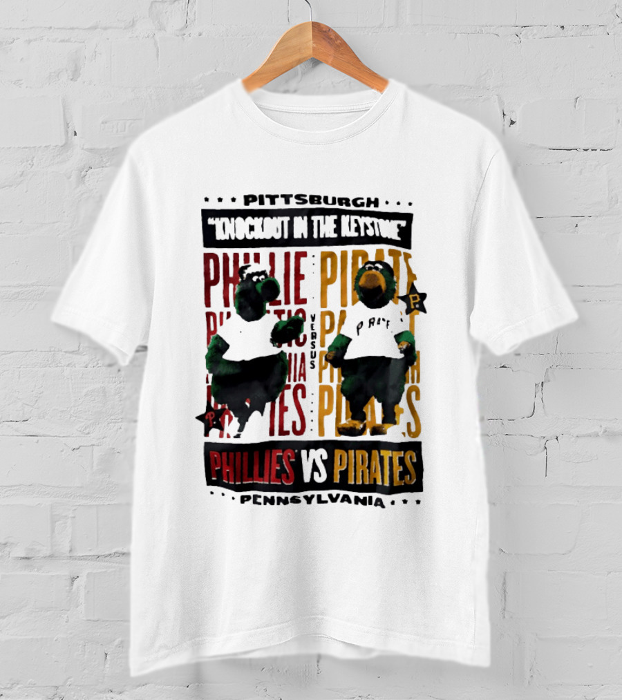 Pittsburgh Knockout In The Keystone Phillies Vs Pirates Pennsylvania T-Shirt