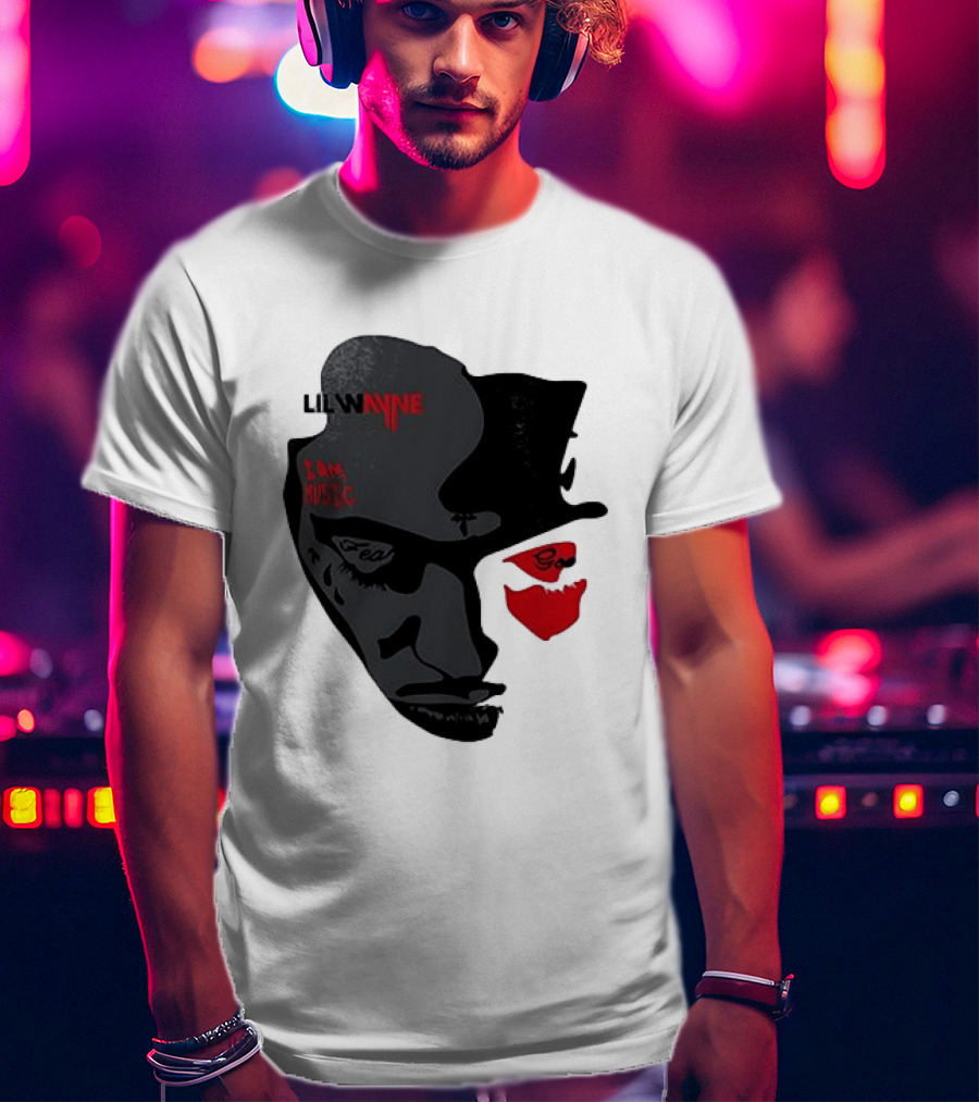 Lil Wayne I Am Music Sorry 4 The Wait Face T-Shirt