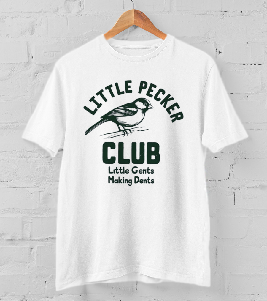 Little Pecker Club Little Gents Making Dents Bird T-Shirt