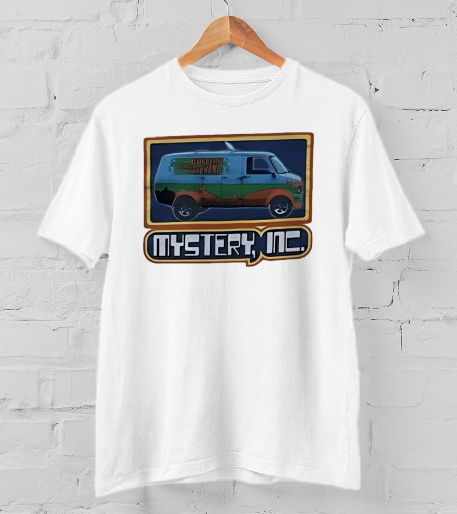 Mystery Inc Scooby Doo Mystery Machine Van T-Shirt