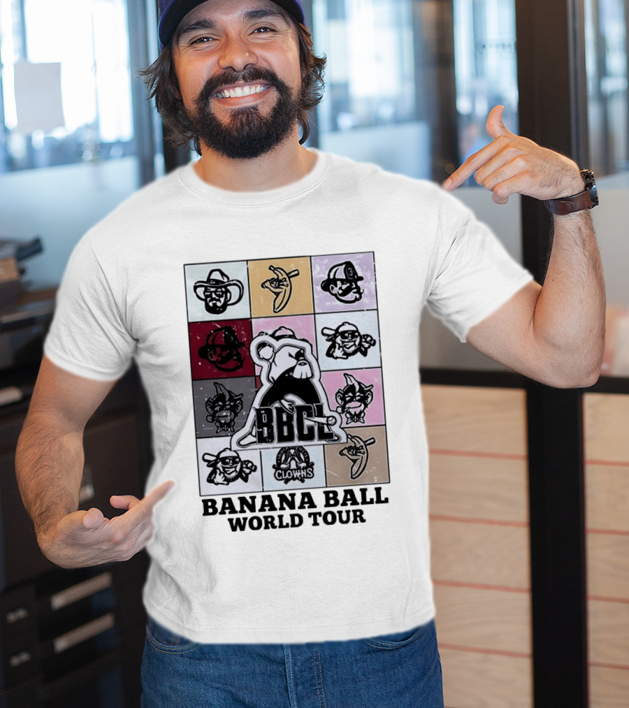 BBCL Clowns Banana Ball World Tour 2026 T-Shirt