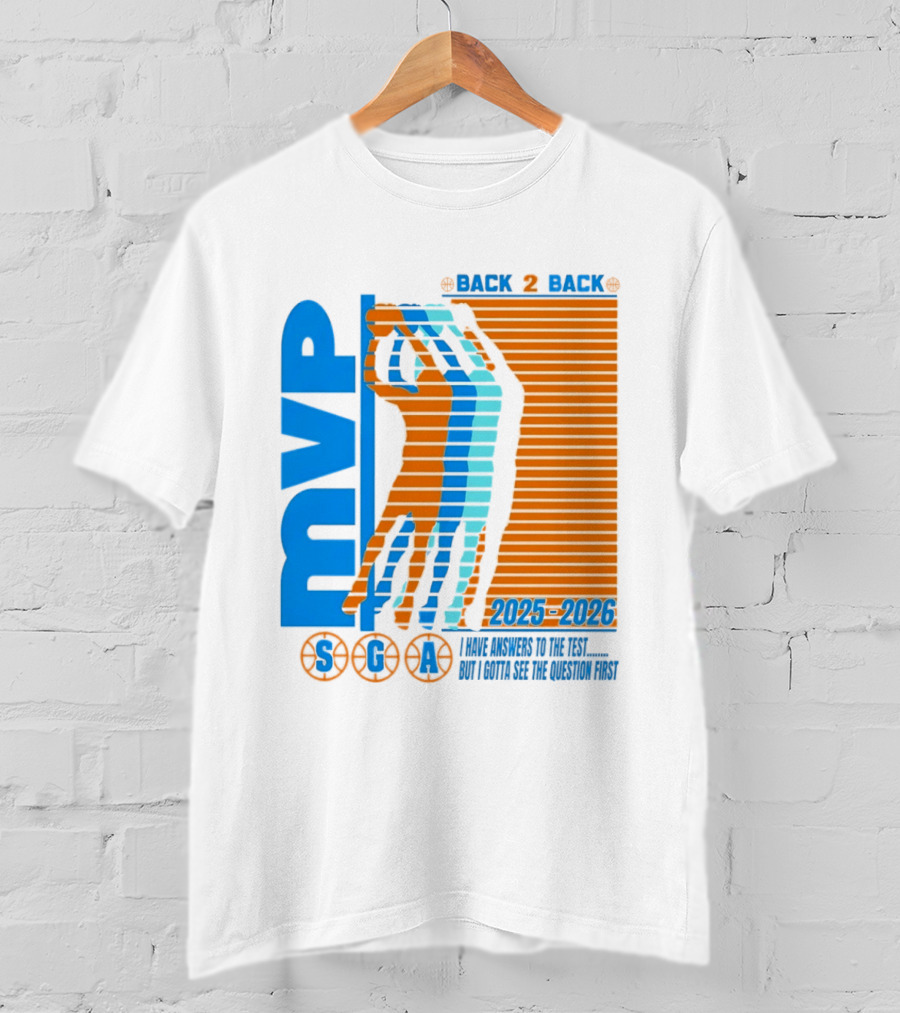 MVP Back 2 Back 2025 2026 SGA T-Shirt