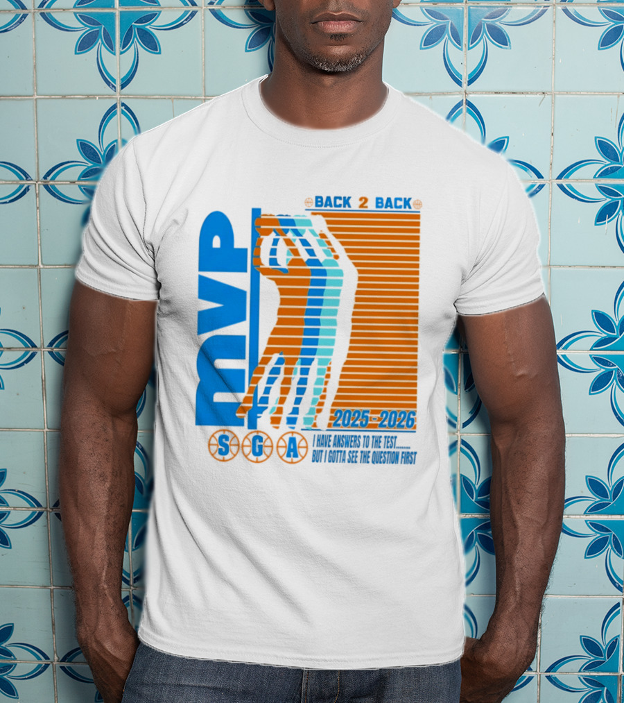 MVP Back 2 Back 2025 2026 SGA T-Shirt
