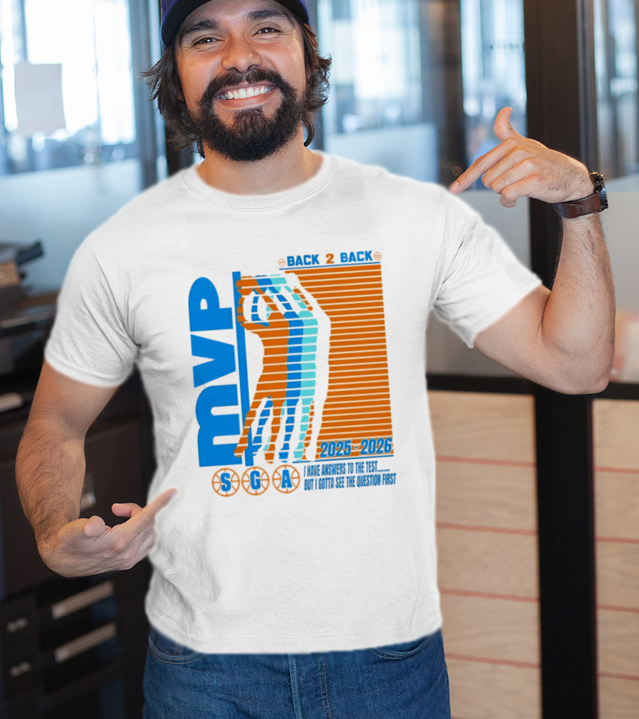 MVP Back 2 Back 2025 2026 SGA T-Shirt