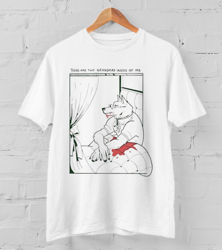 Wolf There Are Two Grandmas Inside Of Me T-Shirt