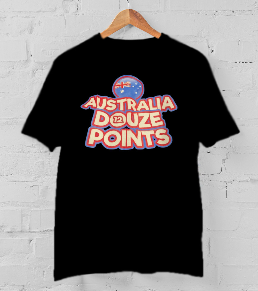 Australia Douze 12 Points Flag Circle Stars T-Shirt
