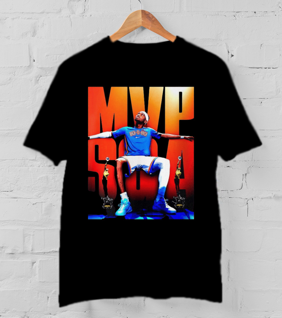 Back To Back MVP Shai Gilgeous Alexander 2026 SGA NBA T-Shirt