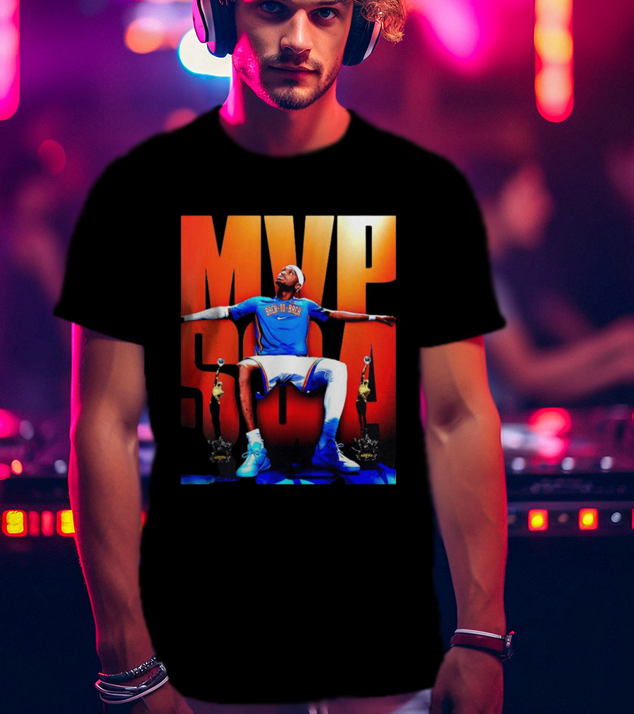 Back To Back MVP Shai Gilgeous Alexander 2026 SGA NBA T-Shirt