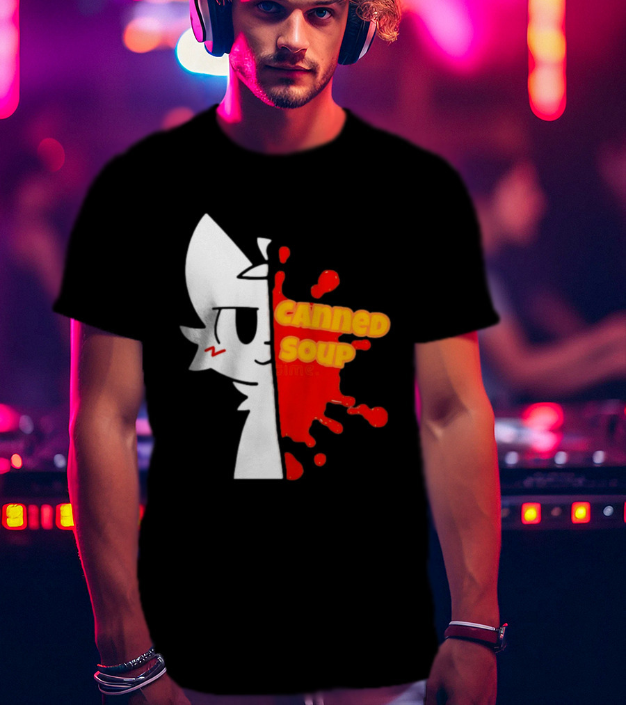 Boykisser Meme Canned Soup Splatter T-Shirt