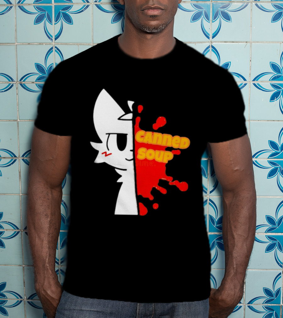 Boykisser Meme Canned Soup Splatter T-Shirt