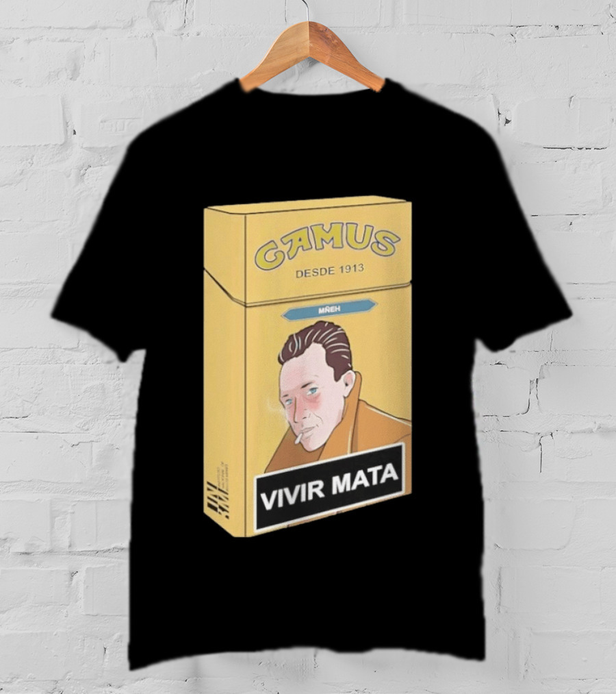 Camus Desde 1913 Vivir Mata Cigarette Box T-Shirt