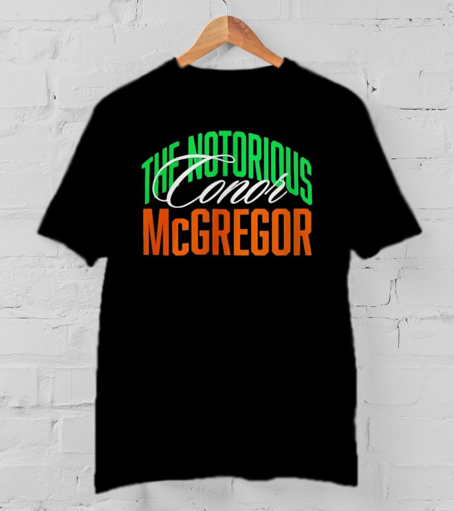 Conor McGregor The Notorious Ireland Flag T-Shirt