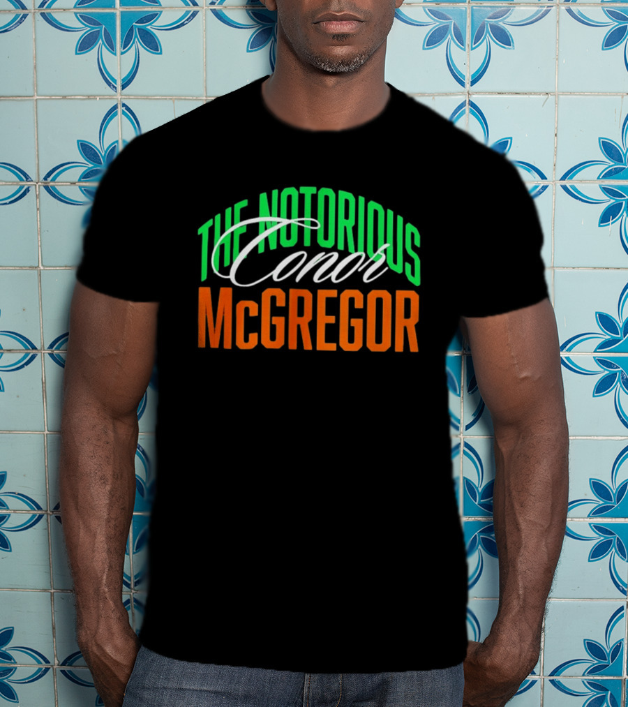 Conor McGregor The Notorious Ireland Flag T-Shirt