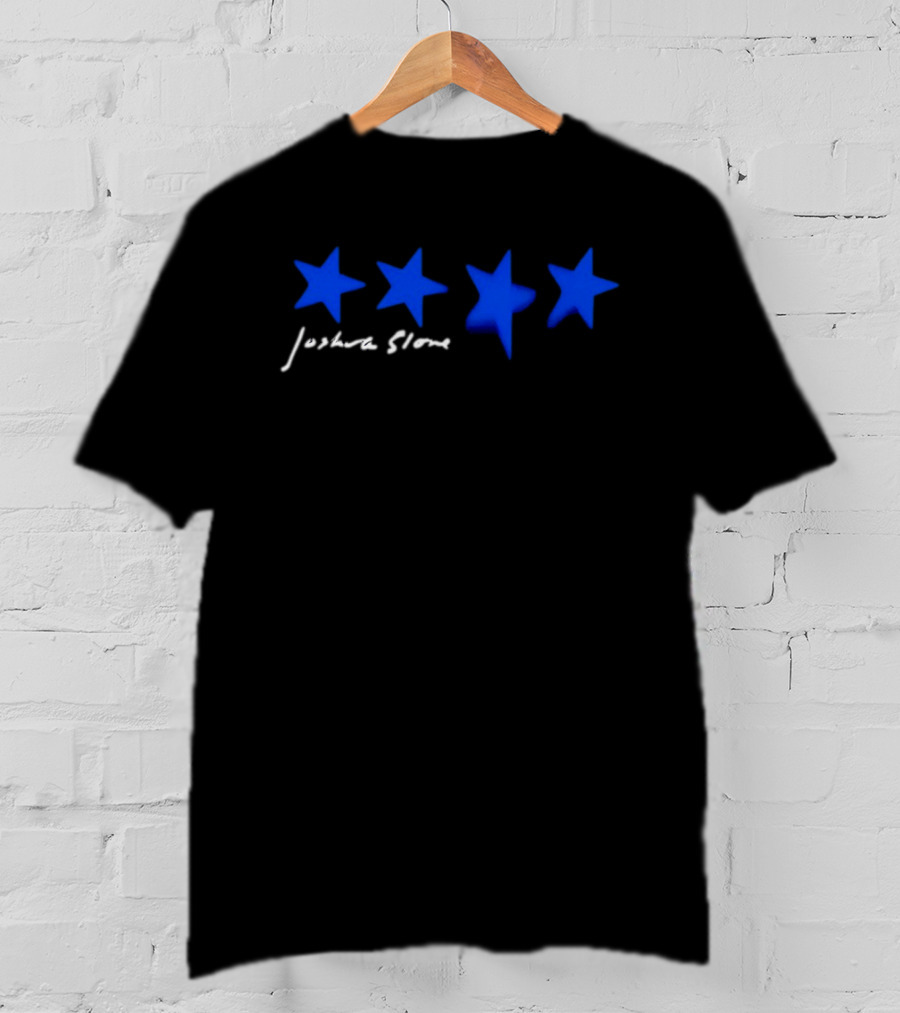 Joshua Slone Thinking Too Much Tour Four Blue Stars T-Shirt
