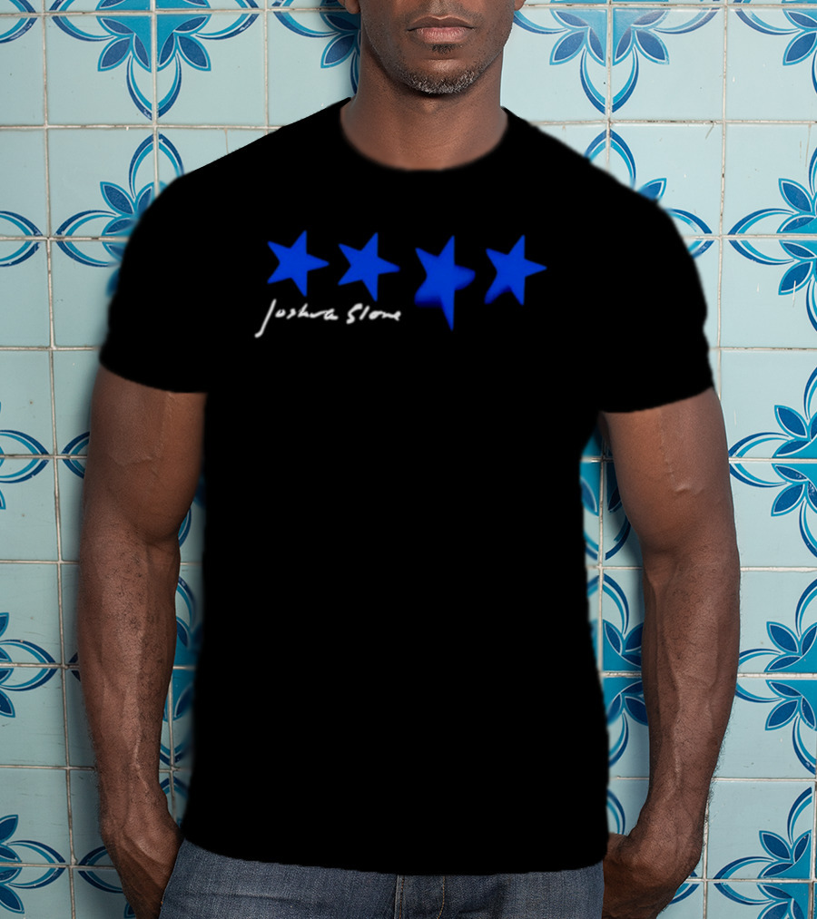 Joshua Slone Thinking Too Much Tour Four Blue Stars T-Shirt