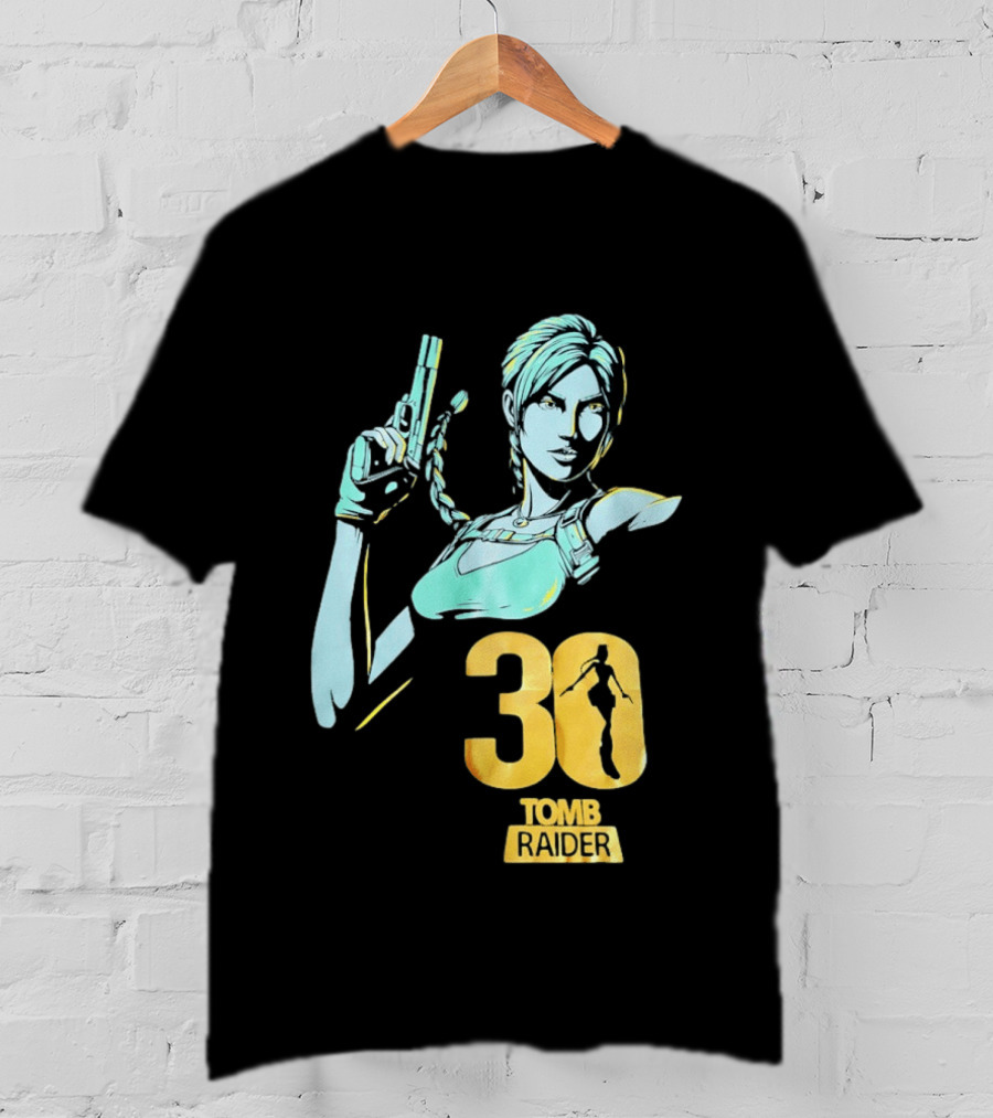 Lara Croft 30 Years Tomb Raider Anniversary T-Shirt