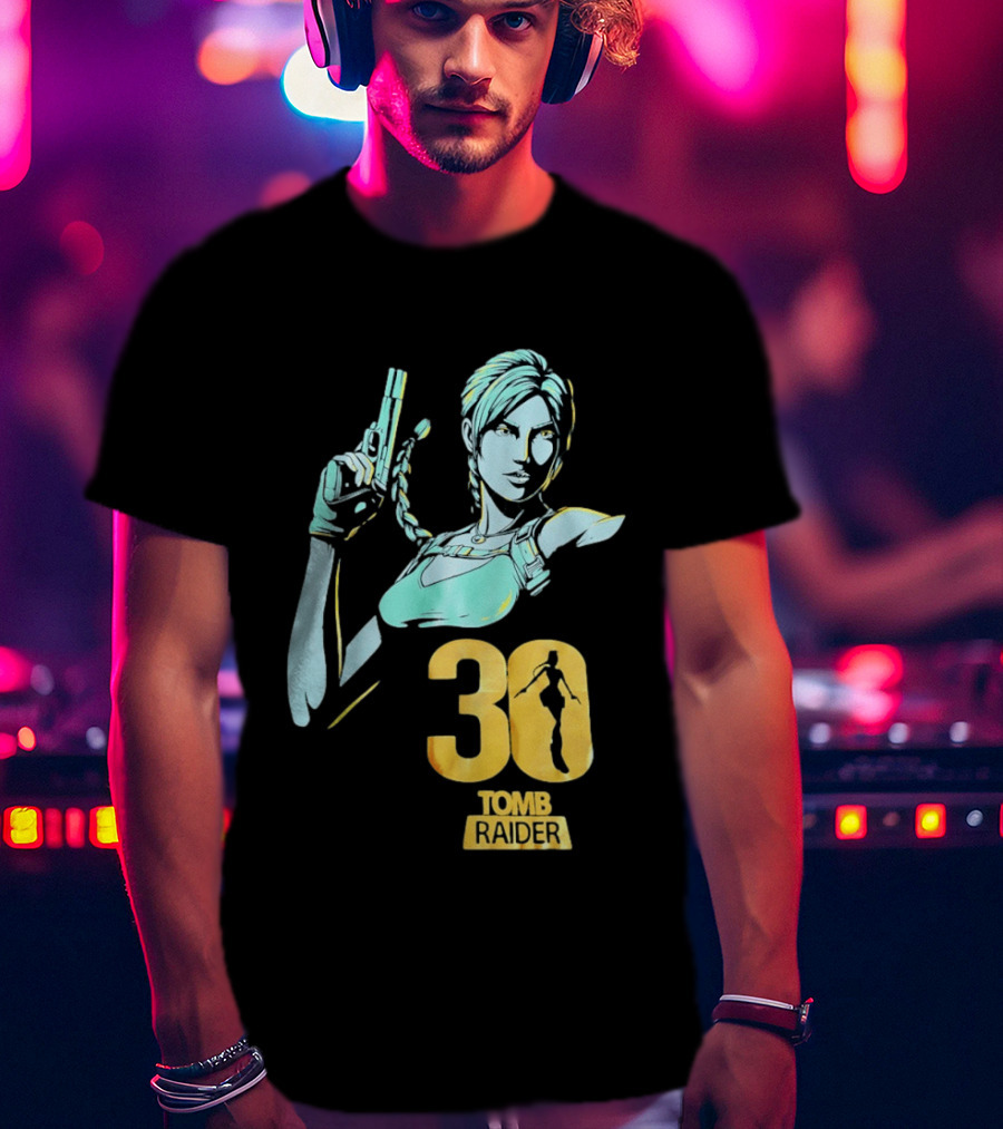 Lara Croft 30 Years Tomb Raider Anniversary T-Shirt