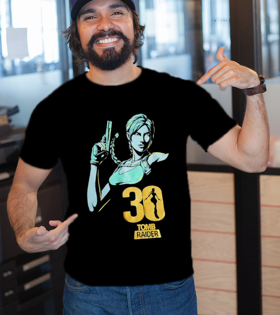 Lara Croft 30 Years Tomb Raider Anniversary T-Shirt