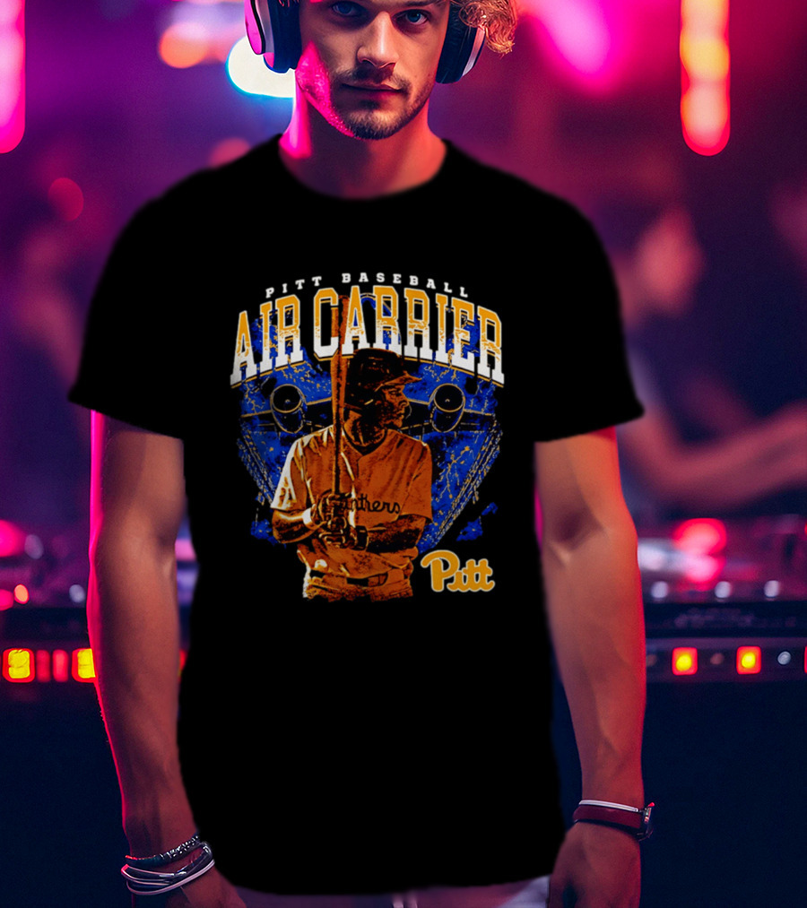 Pitt Panthers Baseball Air Carrier T-Shirt