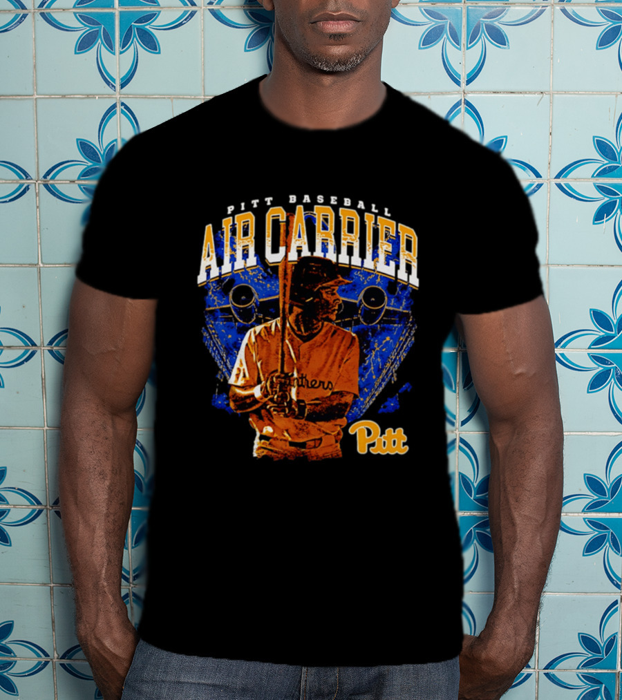 Pitt Panthers Baseball Air Carrier T-Shirt