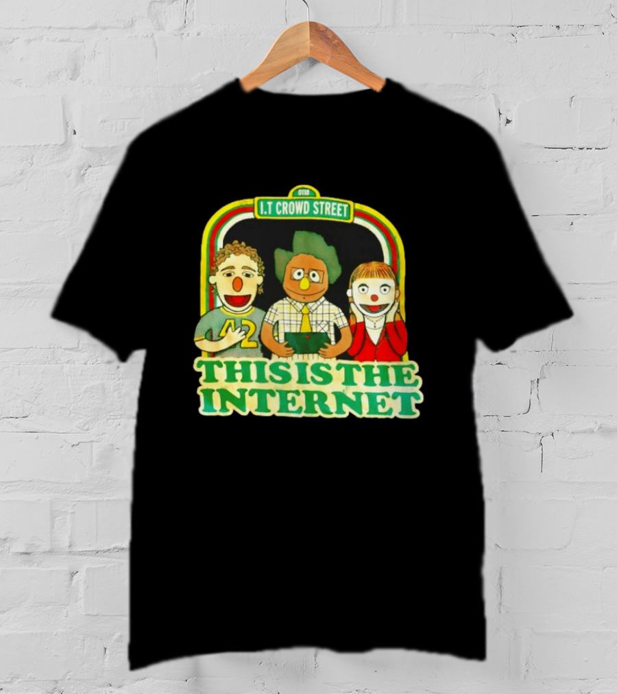 The IT Crowd Street This Is The Internet 0118 Muppet T-Shirt