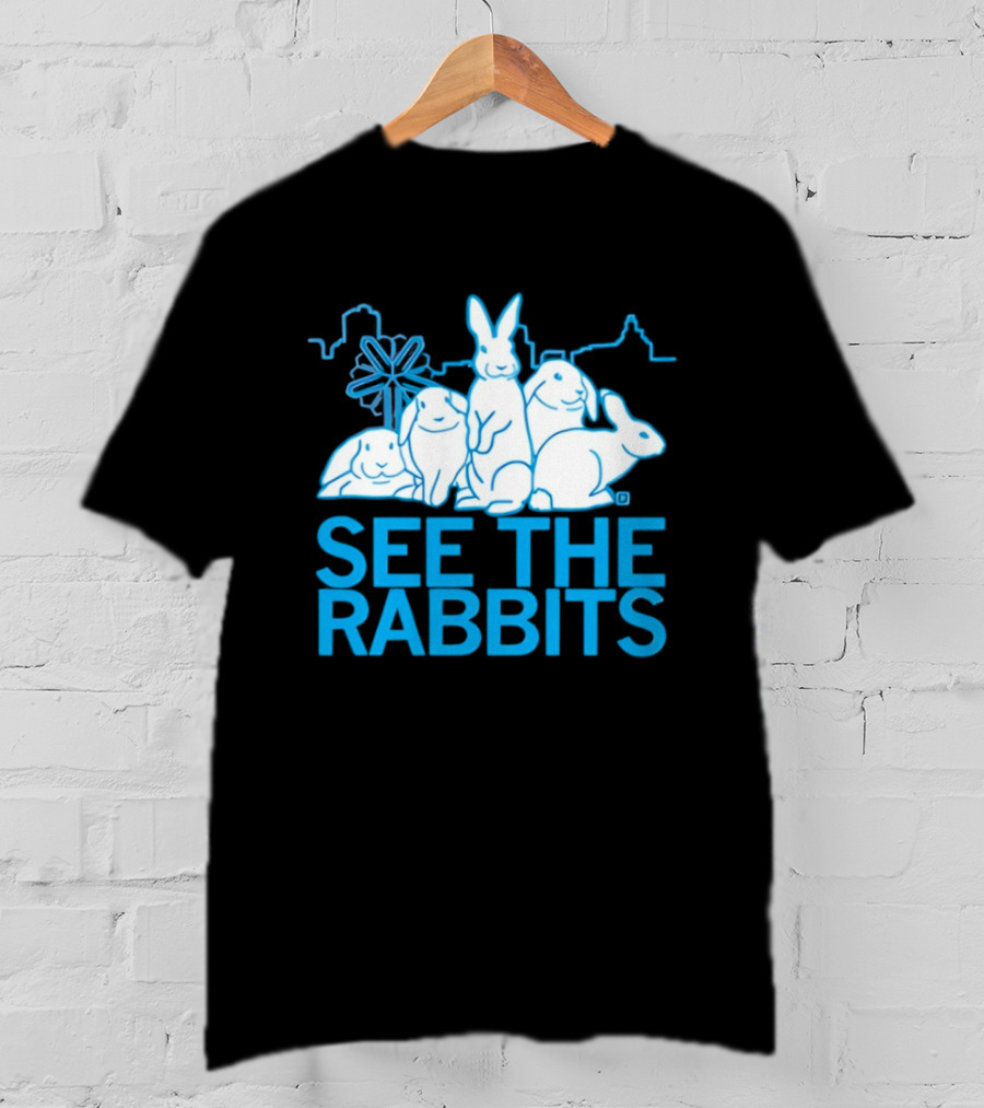 See The Rabbits Blue Bunny T-Shirt