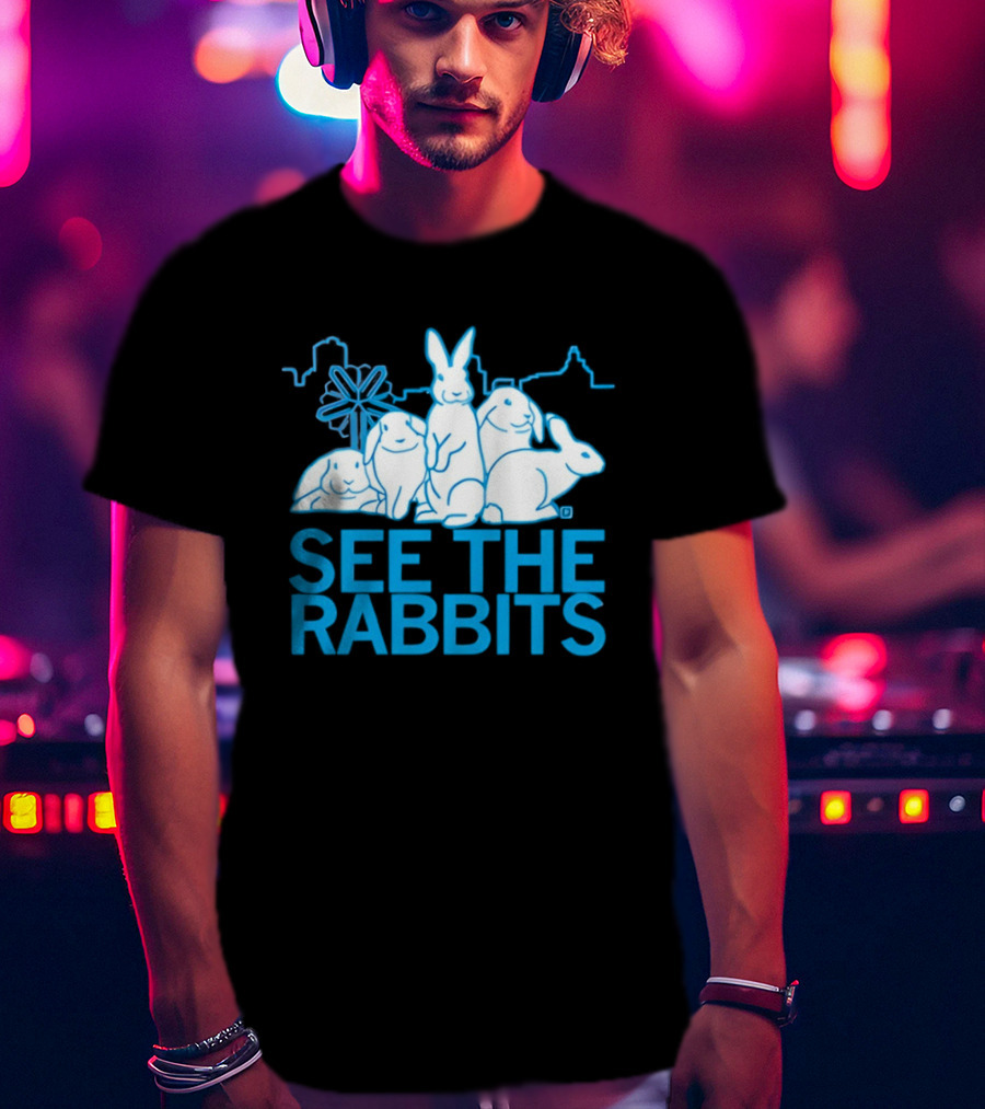 See The Rabbits Blue Bunny T-Shirt