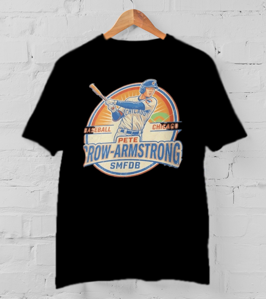 Pete Crow Armstrong Baseball Chicago Cubs SMFDB T-Shirt