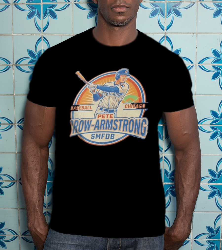 Pete Crow Armstrong Baseball Chicago Cubs SMFDB T-Shirt